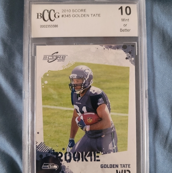 2010 Score GOLDEN TATE ROOKIE GRADED - Picture 1 of 2
